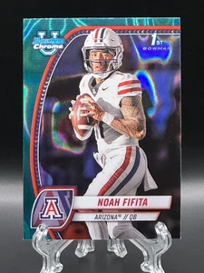 Noah Fifita 2024 Bowman cromo universidad verde azulado refractor de lava #140 Arizona - Imagen 1 de 2