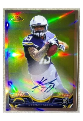 2013 Topps Chrome Keenan Allen refractor RC auto /150 - Image 1 of 2