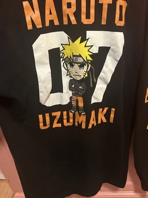 Camisa De Colección Naruto Shonen Jump Tokidoki Uzumali Negra Adulto Manga Larga XLT Foto 1 de 4