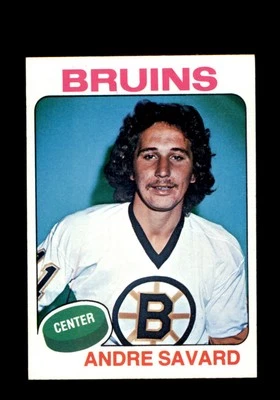 1975-76 Topps #155 Andre Savard Boston Bruins NM-MT - Image 1 of 2