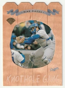 MIKE PIAZZA 1997 LEAF #5 - KNOT HOLE GANG #0471/5000 - LOS ANGELES DODGERS - Picture 1 of 2