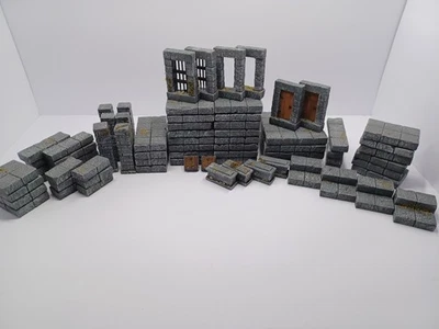 HUGE 74pc RPG Tile Set — Dungeon and Dragons (DnD, D&D), Pathfinder! - Image 1 of 4
