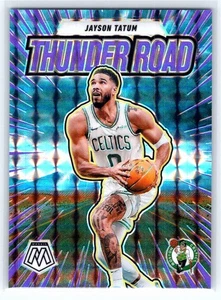 2024-25 Mosaic #6 Jayson Tatum /175 Thunder Road Purple Fluorescent Celtics - Picture 1 of 2