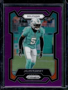 2023 Panini Prizm #184 Jalen Ramsey Purple #/125 - Picture 1 of 2