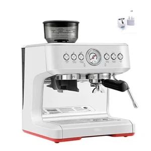 20Bar Italian Espresso Machine Semi-Automatic Coffee Maker Grinder Milk Frother - Picture 1 of 5