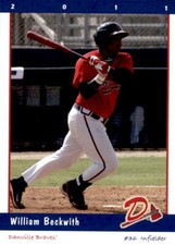 2011 Danville Braves Grandstand #2 William Beckwith Crawford Mississippi MS Card