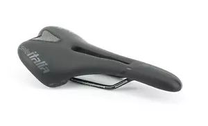 Selle Italia SLR FlowTM Magnesio Sella Road MTB Manganese Sella Grigia NUOVA - Foto 1 di 5