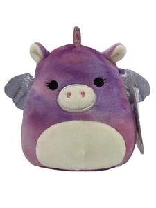 Süß Neu mit Etikett Squishmallow Pegasus Willow 5 Zoll Plüsch rosa lila Fantasy Squad - Bild 1 von 9