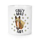 Crazy Horse Women's Stars Makeup Brush Pencil Pot - Funny Pony Animals