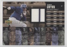 2002 Upper Deck Piece Of History Batting Champs Memorabilia Tony Gwynn HOF