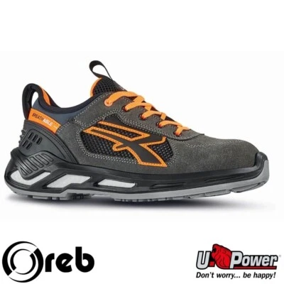 Scarpe Antinfortunistiche U-Power Ryder S ESD S1PS FO SR Grey/Orange
