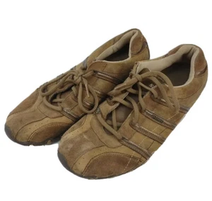 Skechers Patrollers Sneakers Bikers Brown Leather & Suede Sz 9.5B 46071 Used - Picture 1 of 9