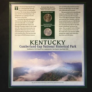 2016-P&D Kentucky Cumberland cuartos, sociedad conmemorativa postal con sello (2) - Imagen 1 de 6