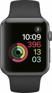 Apple Watch Series 1 42 mm Gris espacial Estuche de aluminio Correa deportiva Reloj inteligente - - Imagen 1 de 6