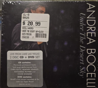 Andrea Bocelli : Under the Desert Sky 2 Disc Set - (CD/DVD) New - Image 1 of 2