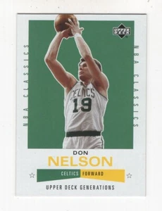 2002-03 UD GENERATIONS NBA CLASSICS DON NELSON BOSTON CELTICS #163 - Picture 1 of 8