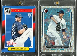 2014 BOWMAN - SILVER ICE - JAMES PAXTON (RC) #43 (SP) + 2014 DONRUSS (RC) = MINT - Picture 1 of 3