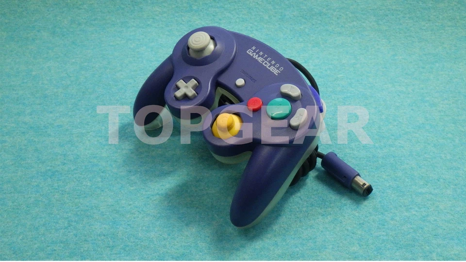Nintendo Official GameCube Wii controller Purple/Clear / TESTED - Image 1 of 1