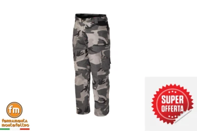 PANTALONE DA LAVORO NEW ZIP MIMETICO ISSA 8029N - Immagine 1 di 3