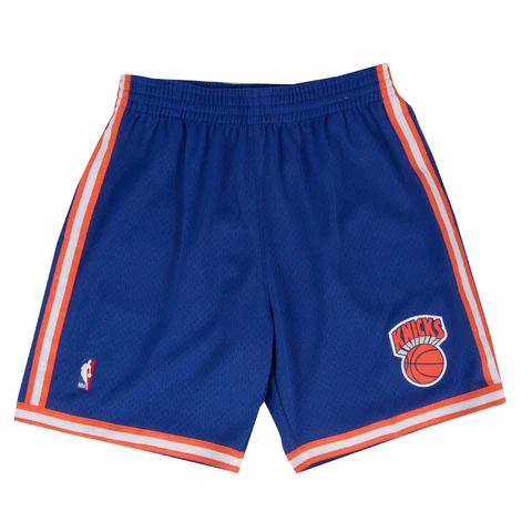 Mitchell & Ness NBA Swingman Road Shorts New York Knicks 91-92 Royal Blue *NEW* Cover