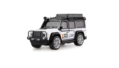 RC GELÄNDEWAGEN DIE CAST 1:64 RTR Weiß mit LED Licht AMEWI 22678 - Bild 1 von 4