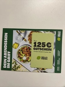 HELLO FRESH Gutschein bis zu 125€ Rabatt + Gratis-Dessert In jeder Box - Bild 1 von 4