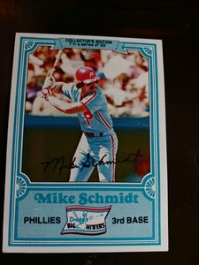 MIKE SCHMIDT 1981 DRAKE'S BIG HITTERS #7 HOF PHILLIES NM-MT 