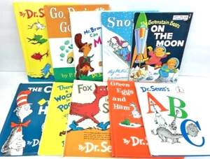 10 Dr Seuss random book lot of Hardcover Books kids New and Vintage - GOOD - Picture 1 of 2