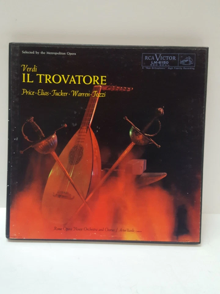 VERDI IL TROVATORE RCA LM-6150 3 LP BOX Price,Tucker ,Elias, Warren, Jozzi - Image 1 of 1