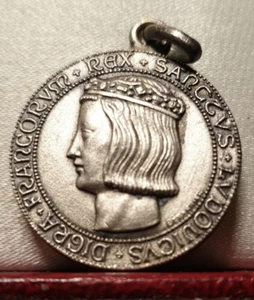 rare 23mm art medal Saint Louis by Betannier - Picture 1 of 2