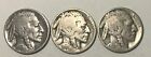 1935- P-D-S  BUFFALO NICKELS - NICE GRADE COINS - L@@K AT PICTURES!!!!!  #3425