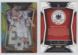 2015-16 Panini Select Tie-Dye Prizm /30 Mario Gotze (Ball Back Photo Variation)