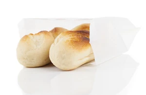 Bäckerbeutel - Papierbeutel - Papiertüten - Brötchentüten - Faltenbeutel - weiß  - Bild 1 von 3