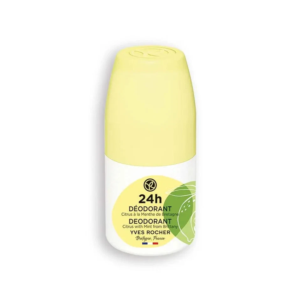 Yves Rocher 24H Deodorant Roll-On - Long-Lasting Citrus Freshness 1.7 fl.oz. - Image 1 of 2