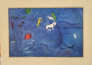 Vintage Marc Chagall Color Lithograph Le Printemps from Daphnis Et Chloe SIGNED - Picture 1 of 8