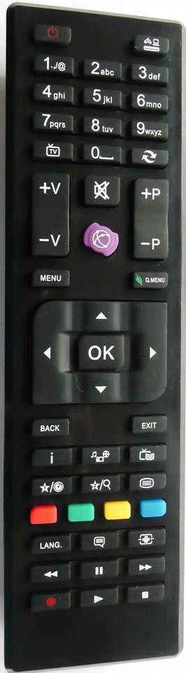 TELECOMANDO DI RICAMBIO PER TELEFUNKEN TV D32H281N4, D32H281N4I, D32H283M3CW - Immagine 1 di 1