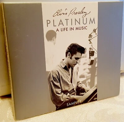 ELVIS PRESLEY PLATINUM : A Life In Music Promotional Sampler CD Rare OOP EX ♫ - Image 1 of 4