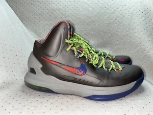 NIKE KD 5 V NERF Energy Size 10.5 Grey Splatter 554988-007 2012 Kevin Durant - Picture 1 of 12