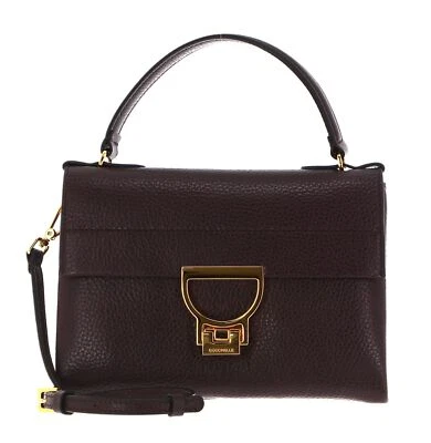 COCCINELLE Arlettis Handbag Handtasche Tasche Darkbrown dunkelbraun