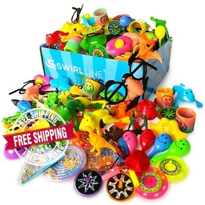 122 Pcs Carnival Prizes Bulk Toys Box for Boys Girls Kids Birthday Party Favors - Picture 1 of 9