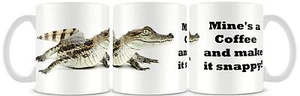 Caiman Mug Mines a coffe and make it snappy reptile crocodile  - Picture 1 of 1