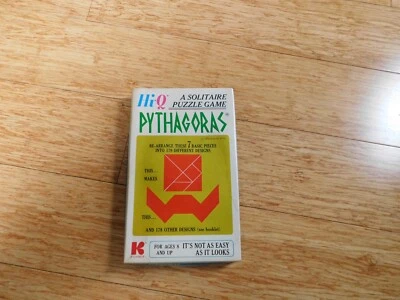 Vintage Gabriel Hi-Q PYTHAGORAS Solitaire Puzzle Game 1975 Complete Instructions - Image 1 of 4