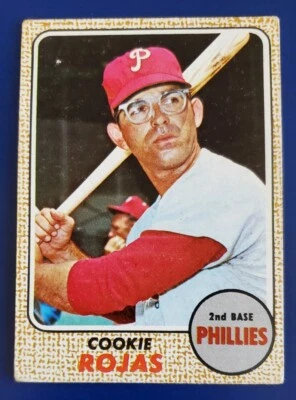 1968 Topps Cookie Rojas Philadelphia Phillies #39 Foto 1 de 2