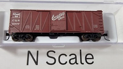 Atlas N Scale Burlington Route C&S USRA Single Sheathed Box Car #13777 - Image 1 of 3