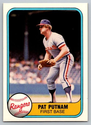 1981 Fleer #630 Pat Putnam Texas Rangers - Image 1 of 2