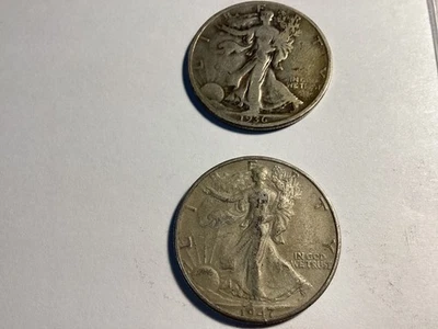 Lote de monedas 90% plata - ¡MITADES, CUARTOS, MONEDAS DE DIEZ CENTAVOS Y NÍQUEL 90% PLATA! Foto 1 de 4