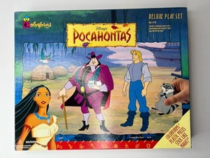 Vintage Colorforms Disney POCAHONTAS Stick-Ons Deluxe Play Scene Set #2411 Used - Picture 1 of 8