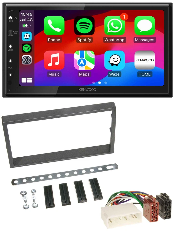 Kenwood MP3 USB DAB 2DIN Bluetooth Autoradio für SSangYong Kyron ab 2005 - Bild 1 von 4