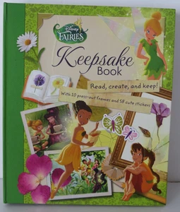 Libro de recuerdo de hadas de Disney leer crear libro de tapa dura pegatinas imágenes regalo  - Imagen 1 de 10