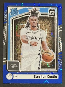 2024-25 Donruss Optic Stephon Castle Rated Rookie Blue Velocity Prizm #254 SSP - Picture 1 of 2